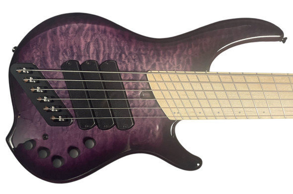 Dingwall Combustion (6), Ultra Violet / Maple / 3 Pickups *In Stock!
