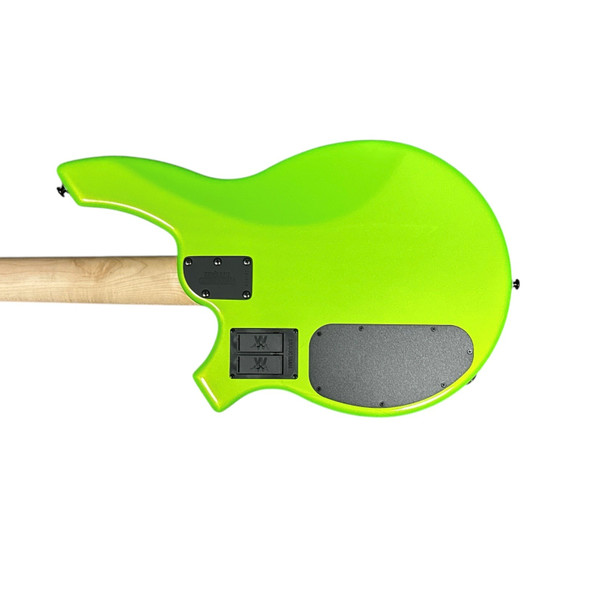 Ernie Ball Music Man Bongo 4 HH, Mantis Green / Maple 4 String Bass At Bass Central