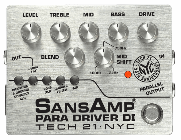 tech 21, para driver, sansamp, 20th Anniversary