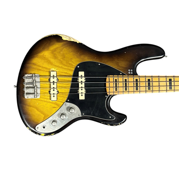Sandberg "Bass The World" (TT-4), Reserve Aged Tobacco / Maple 4 String Bass At Bass Central
