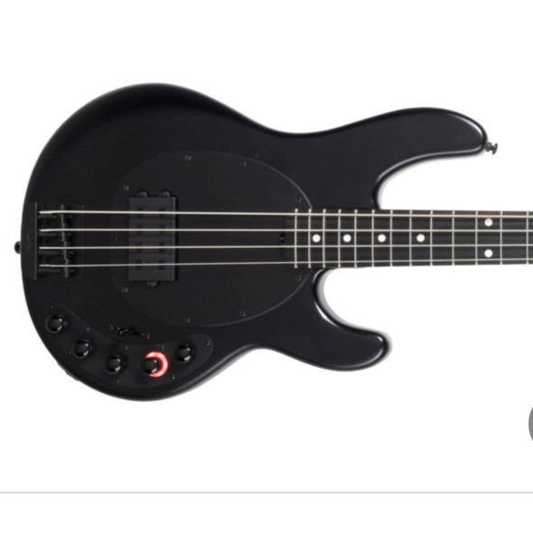 Ernie Ball Music Man StingRay 4 "DarkRay", NEW COLOR Stealth Black / Ebony  4 String Bass At Bass Central