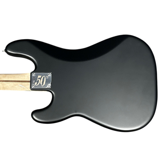 Fender Steve Harris LTD 50th Anniversary Sign. P-Bass. Matte Black 4 String Bass At Bass Central