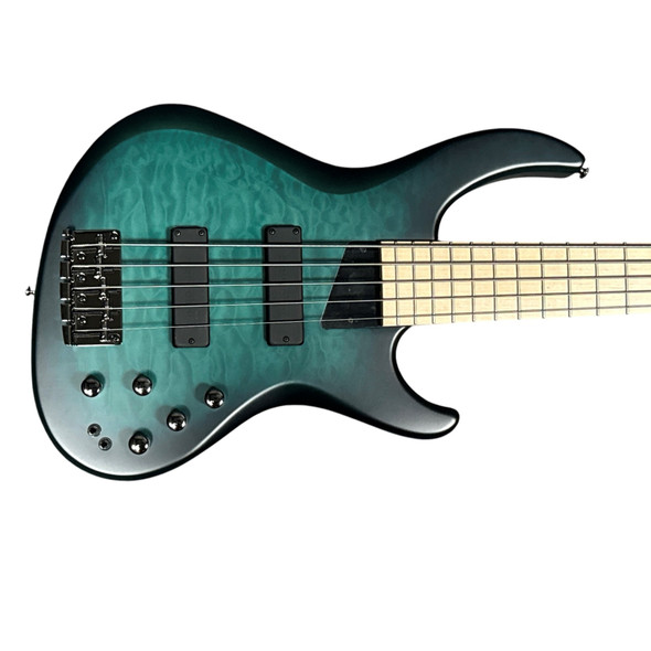 MTD Kingston Norm Stockton Sign. (5), Blueburst / Maple 5 String Bass At Bass Central