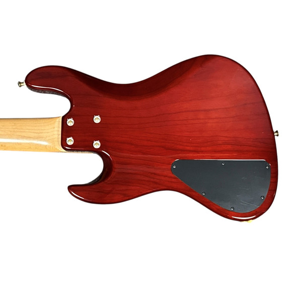 Sadowsky NYC 5, Honeyburst Flame, Ebony Fingerboard 5 String Bass At Bass Central