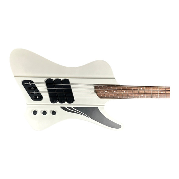 Dingwall D-Roc 4, Ducati White/ Pau Ferro B-STOCK (Cannot Find Flaw) 4 String Bass At Bass Central