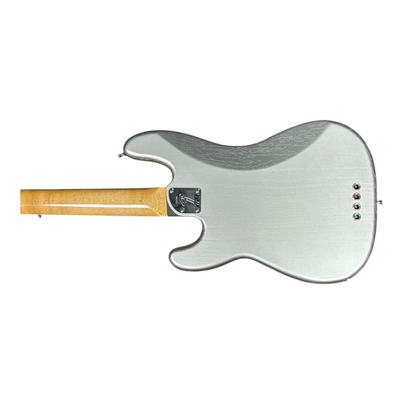 Fender Custom Shop Postmodern PJ, Aged Inca Silver/Maple  4 String Bass At Bass Central