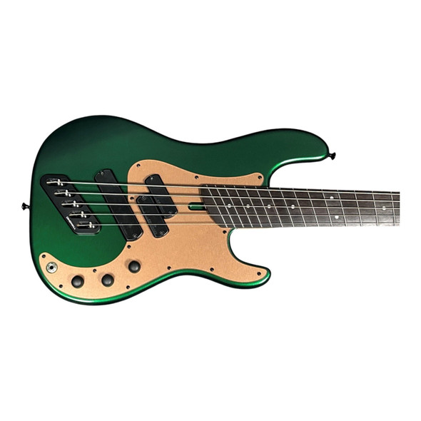 Dingwall SP1 (5) Dark Candy Green / Rosewood 5 String Bass At Bass Central