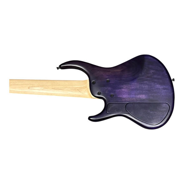 MTD USA  Super 6, Trans Purple/Ash /Rosewood 6 String Bass At Bass Central