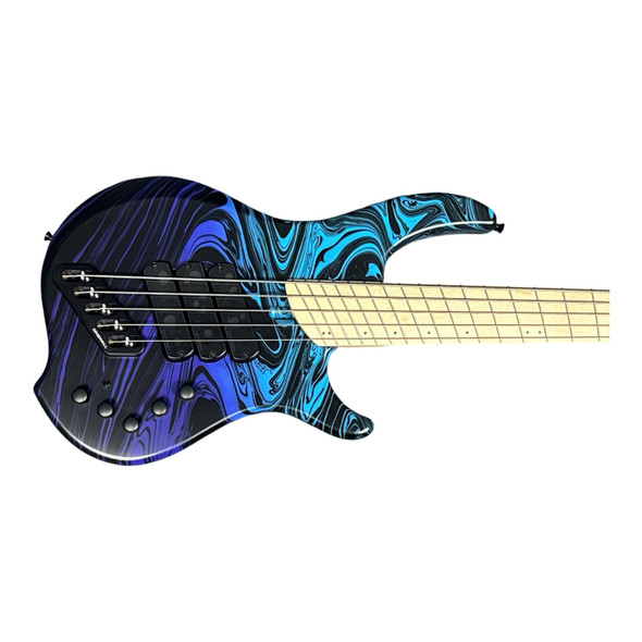 Dingwall NG-3 (5), Purple To Blue Fade Swirl / Maple  5 String Bass At Bass Central