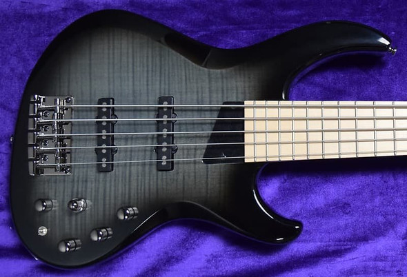MTD Kingston Saratoga 5 Deluxe (V2), Black Burst 5 String Bass At Bass Central