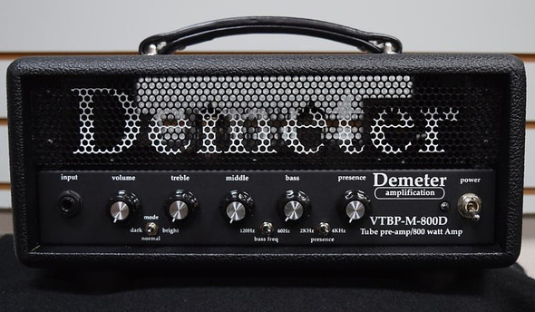 Demeter VTBP-MJ-800D Bass Amp, Hand Wired, All Tube Preamp / Jensen Transformer At Bass Central