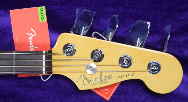 Fender American Pro II Jazz Bass (4 String), Black with Rosewood 4 String bass At Bass Central