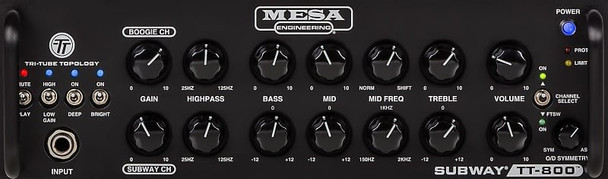 Mesa Boogie Subway TT-800 Dual Channel Bass Amp At Bass Central
