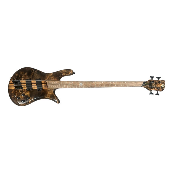Spector NS Dimension 4-String, Super Faded Black Gloss 4 String Bass At Bass Central