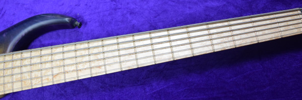 MTD 635 USA Nebula Burst Myrtle Burl 6 String Bass At Bass Central