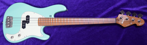 Sandberg Cal. Vs (Lionel) Short Scale Bass, Surf Green 4 String Bass At Bass Central
