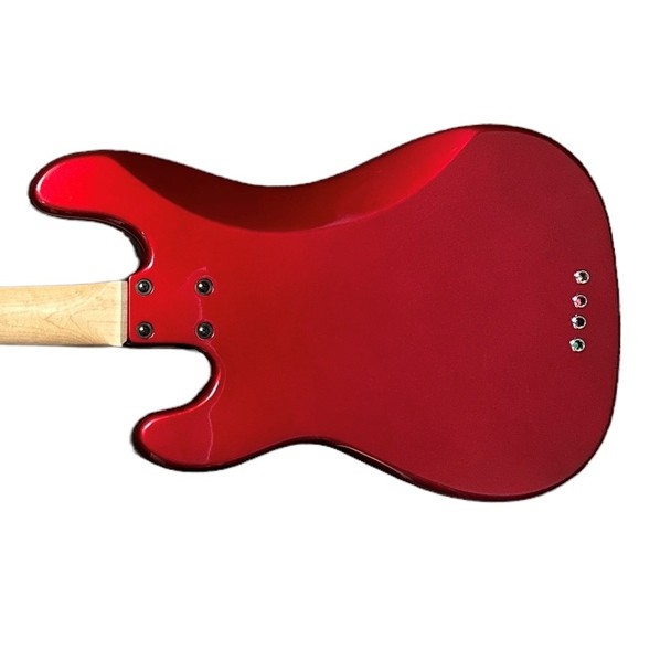 Lakland Skyline 44-64 Custom (1.5" Jazz Taper), Candy Apple Red  4 String Bass At Bass Central