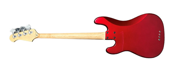 Lakland Skyline 44-64 Custom (1.5" Jazz Taper), Candy Apple Red  4 String Bass At Bass Central
