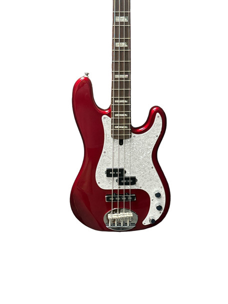 Lakland Skyline 44-64 Custom (1.5" Jazz Taper), Candy Apple Red  4 String Bass At Bass Central