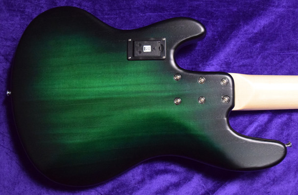 Sandberg California TM-5 SuperLight, Matte Green Burst 5 String Bass At Bass Central