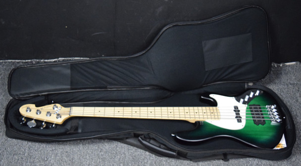 Sandberg California TM-5 SuperLight, Matte Green Burst 5 String Bass At Bass Central