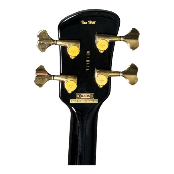 Spector Euro 4LX Ian Hill 50th Ann., Black Gloss / Rosewood 4 String Bass At Bass Central