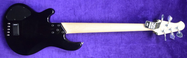 Lakland Skyline 55-02 Custom, Black Sparkle 5 String Bass At Bass Central