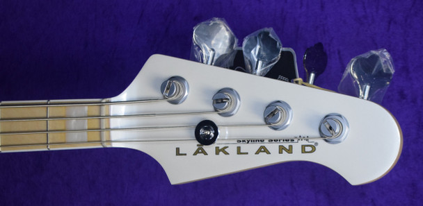 Lakland Skyline Darryl Jones White Pearl 4 String Bass At Bass Central