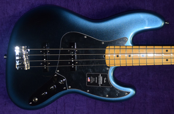Fender AM Pro II Jazz 4, Dark Night w/ Maple *IN STOCK*
