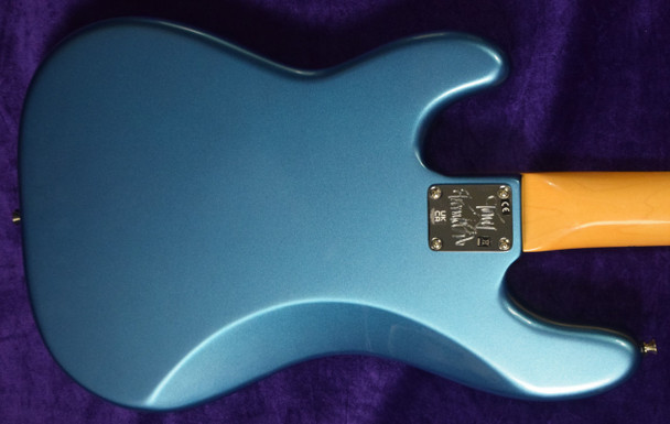Fender Tony Franklin Fretless Precision, Lake Placid Blue / Ebony 4 String Bass At Bass Central