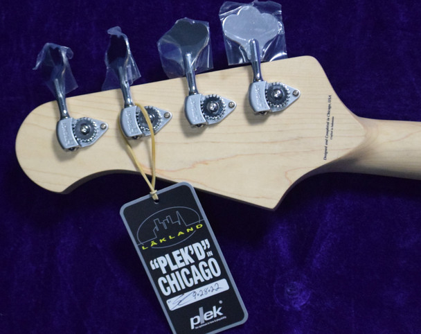 Lakland Skyline 44-64 Custom, Honey Burst  4 String Bass At Bass Central