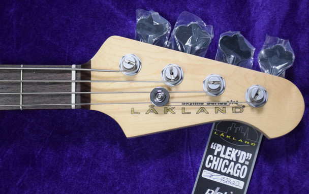 Lakland Skyline 44-64 (Bob Glaub), 3-Tone Sunburst 4 String Bass At Bass Central