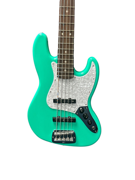 G&L JB Belair Green 5 String Bass At Bass Central