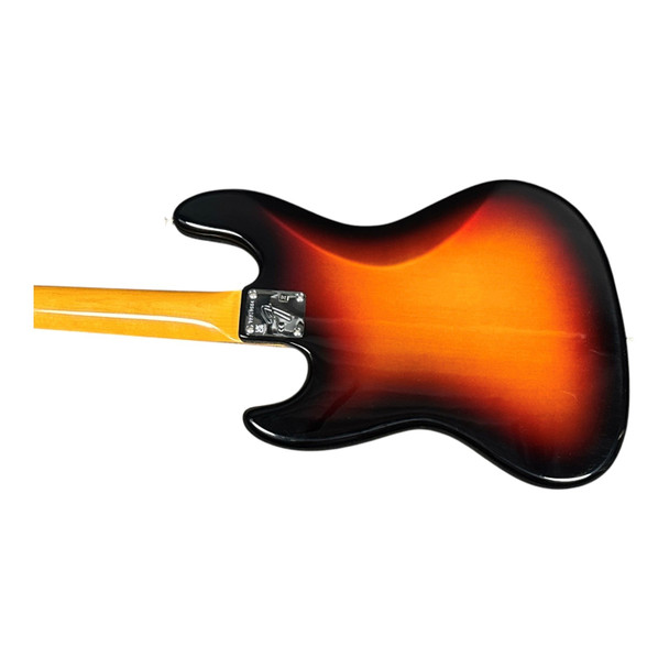 Fender AM. Vintage II '66 Jazz, 3 Tone Sunburst w/ Rosewood 4 String Bass At Bass Central