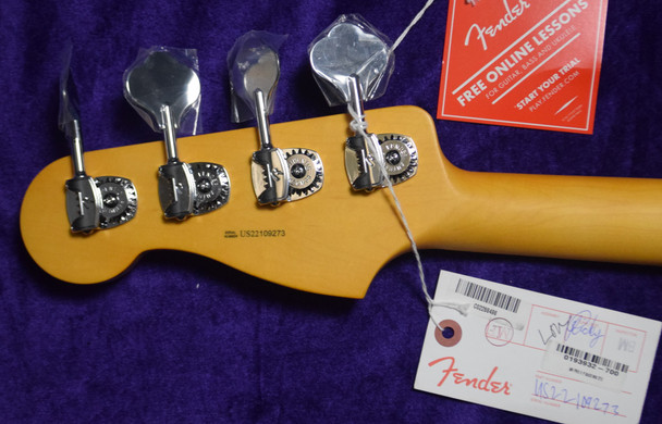 Fender AM Pro II Precision. 3-Tone Sunburst w/ Maple 4 String Bass At Bass Central