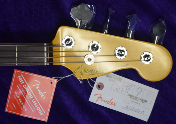 Fender AM Pro II Jazz (4), 3-Tone Sunburst / Rosewood 4 String Bass At Bass Central