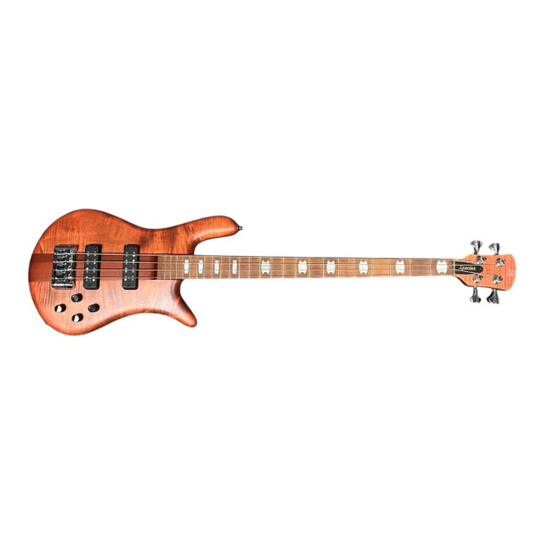 Spector Euro 4 RST, Sienna Stain w/ Roasted Maple 4 String Bass At Bass Central