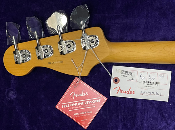 Fender AM Pro II P-Bass, Mercury w/ Rosewood 4 String Bass At Bass Central