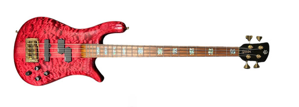 Spector USA NS-2, Black Cherry Gloss 4 String Bass At Bass Central