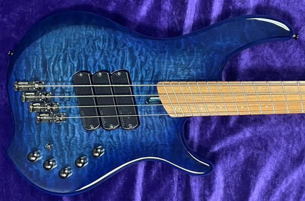 Dingwall Combustion Indigo Burst 3 Pickup 4 String Bass At Bass Central