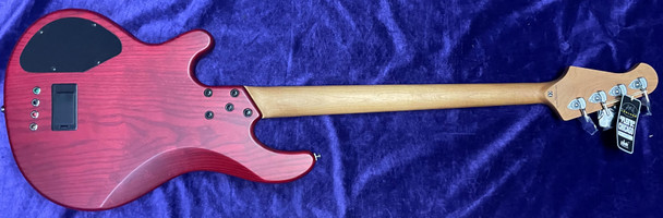 Lakland Skyline 44-02 Deluxe, Satin Cherry Burst 4 string Bass At Bass Central