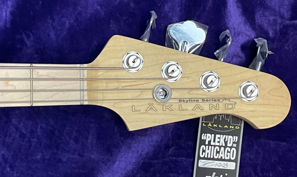 Lakland Skyline 44-02 Deluxe, Cherry Sunburst  4 String Bass At Bass Central