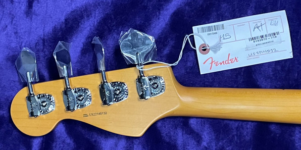 Fender AM. Pro II Jazz, Mystic Surf Green / Maple 4 String Bass At Bass Central