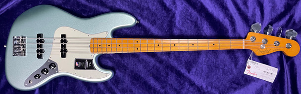 Fender AM. Pro II Jazz, Mystic Surf Green / Maple 4 String Bass At Bass Central