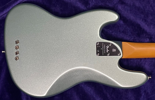 Fender AM. Pro II Jazz, Mystic Surf Green / Maple 4 String Bass At Bass Central