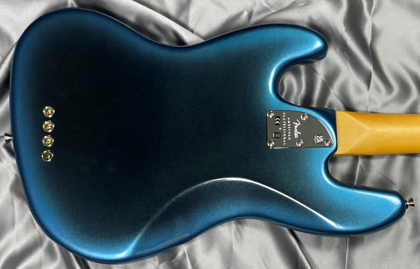 Fender AM Pro II FRETLESS Jazz, Dark Night / Lined Rosewood 4 String Bass At Bass Central