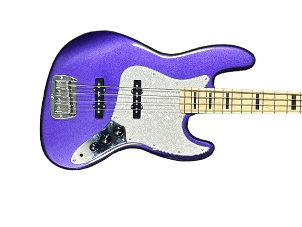G&L JB Royal Purple Metallic 4 String Jazz Bass At Bass Central