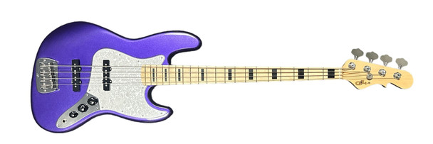 G&L JB Royal Purple Metallic 4 String Jazz Bass At Bass Central
