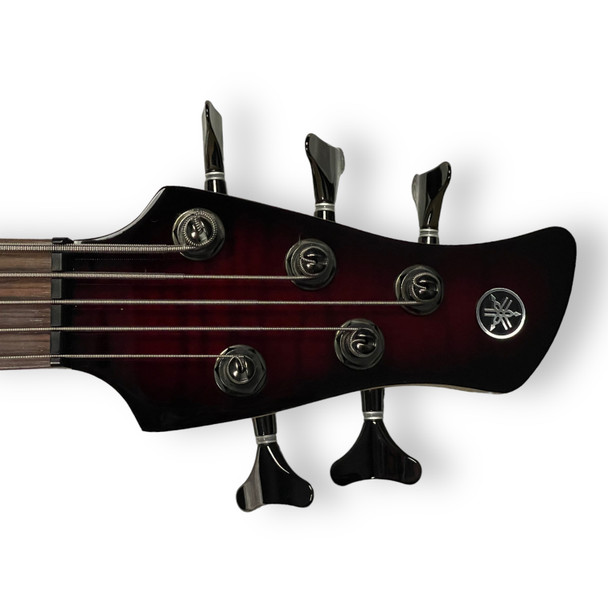 Yamaha TRBX 605FM 5-String, Dark Red Burst 5 String Bass At Bass Central