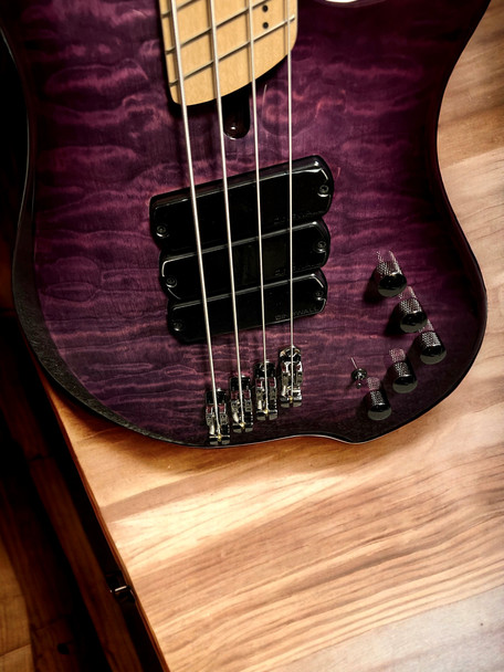 Dingwall Combustion Ultra Violet l3 Pickup 4 String Bass At Bass Central